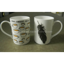 Tasse promotionnelle de tasse de porcelaine de 10oz